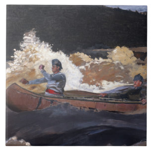  Homer Shooting The Rapids, Saguenay Tegeltje