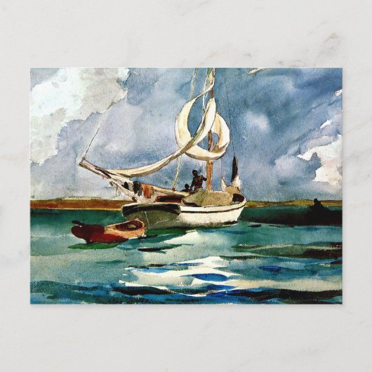 Homer - Sloop, Bermuda Briefkaart (Voorkant)