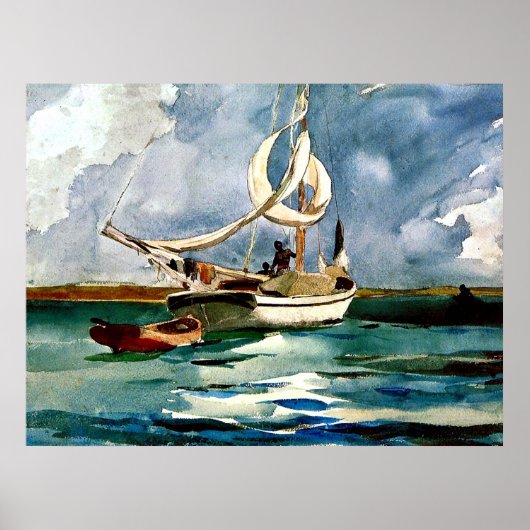 Homer - Sloop, Bermuda Poster (Voorkant)