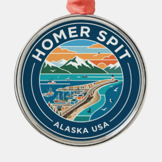 Homer Spit Alaska USA Metalen Ornament