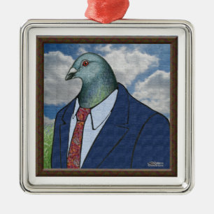 Homer Suit Framed Metalen Ornament