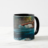 Homer - The Rapids, Hudson River, Adirondacks Mok (Voorkant rechts)