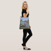 Homes en dokken op het kanaal Marco Island Florida Tote Bag (Op model)