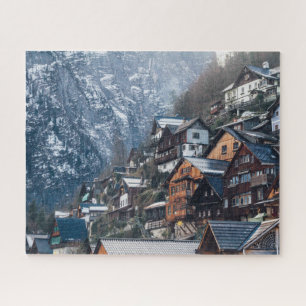 Homes gebouwd in Snowy Mountain Legpuzzel