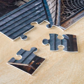 Homes gebouwd in Snowy Mountain Legpuzzel (Zijkant)