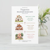 Homes Progressive Fellowship Dinner Invitation Kaart (Staand voorkant)