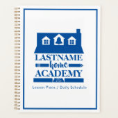 Homeschool Academy Blue House Plans de leçon (Devant)