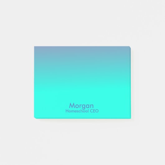 Homeschool CEO Blue Post-it® Notes (Voorkant)