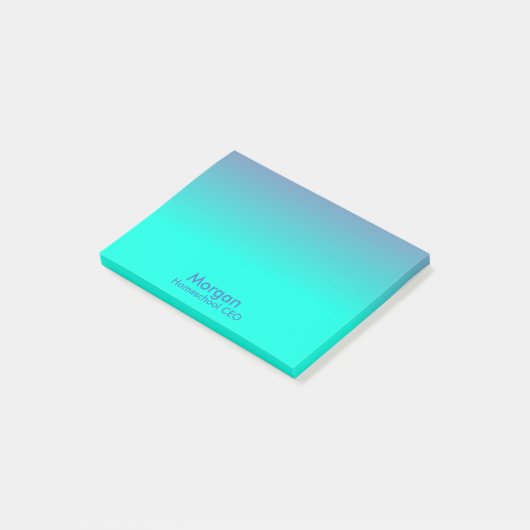 Homeschool CEO Blue Post-it® Notes (Schuin)