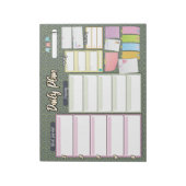 HOMESCHOOL DAGELIJKSE PLANNER-blokblockblocnote Notitieblok (Gedraaid)
