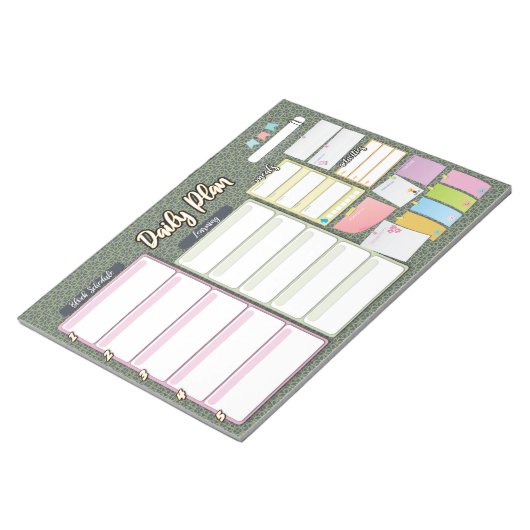 HOMESCHOOL DAIN PLANNER bloc-notes (Incliné)