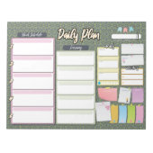 HOMESCHOOL DAIN PLANNER bloc-notes (Devant)