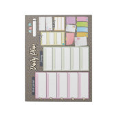 HOMESCHOOL DAIN PLANNER bloc-notes (Tourné)