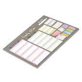 HOMESCHOOL DAIN PLANNER bloc-notes (Incliné)