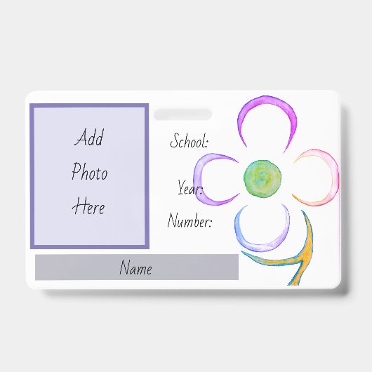 Homeschool ID-badge Badge (Voorzijde)