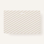 Homeschool leraar ID Badge Modern Goud (Achterkant)