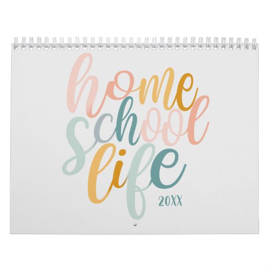 HomeSchool Leven Quotes alt 2024 Kalender (Hoes)