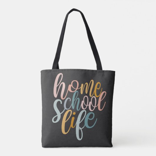 Homeschool Life Signature Canvas tas (Achterkant)