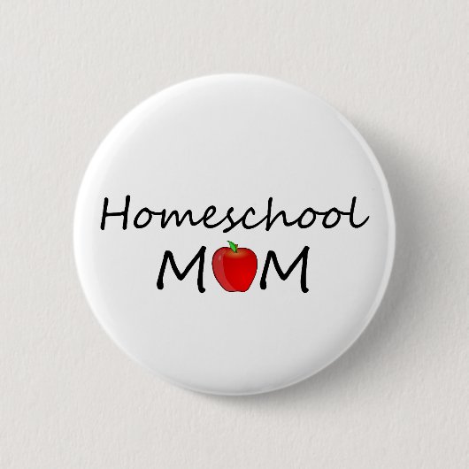 Homeschool Mam Button (Voorkant)