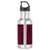 Homeschool Mam Paarse Floral Waterfles (Achterkant)