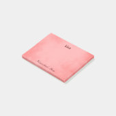 Homeschool Mam Pink Parchment Post-it® Notes (Schuin)