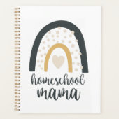Homeschool Mama Boho Rainbow Heart (Devant)