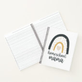 Homeschool Mama Boho Rainbow Heart Checklist Notitieboek (Binnen)