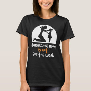 Homeschool mama is niet voor de weke klassieke oud t-shirt