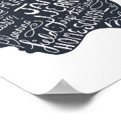 Homeschool Mama Quote Portret Kunst Poster (Hoek)