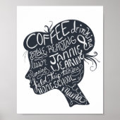 Homeschool Mama Quote Portret Kunst Poster (Voorkant)