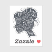 Homeschool Mama Quote Silhouette Sticker (Vel)