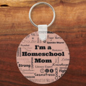 Homeschool mama sleutelhanger (Voorkant)