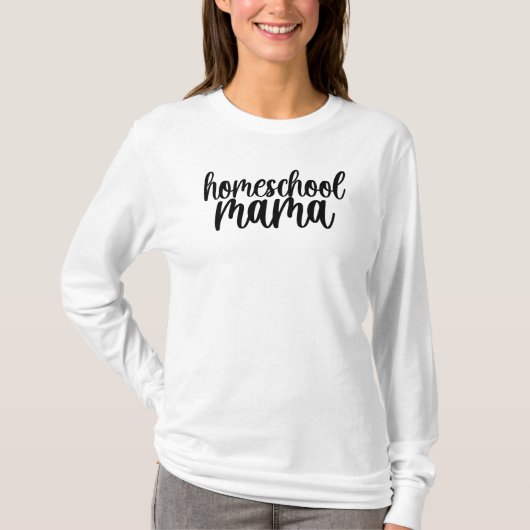Homeschool Mama T-shirt (Voorkant)