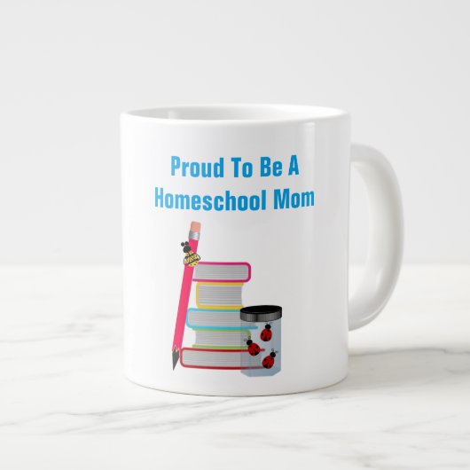 Homeschool Mom - Jumbo Mug (Devant droit)