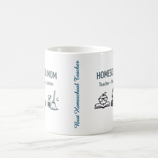 Homeschool Mom's Personalized Mug (Centre)