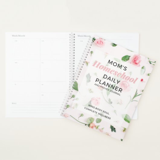 Homeschool Mom's Planner & Prayer Journal (Devant avec enveloppe)