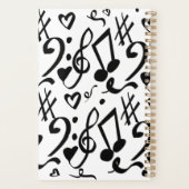 Homeschool Music Musician Musical Pattern Planner (Achterkant)