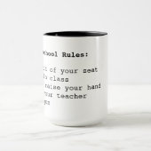 Homeschool ordonne la tasse (Centre)