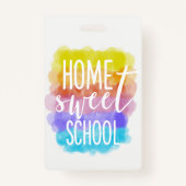 Homeschool Quote Bladwijzer Badge (Achterkant)