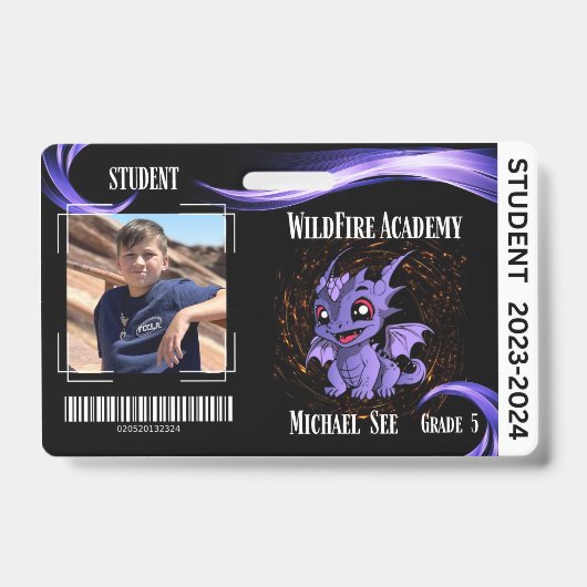 Homeschool Student ID Badge (Voorkant)