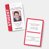 Homeschool Student ID Badge (Voor- en achterkant)