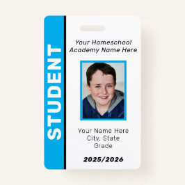 Homeschool Student ID Badge