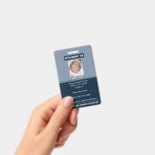 Homeschool Student ID Badge Blue (Handheld)