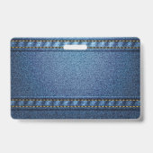 Homeschool Student ID Denim Jean Badge (Achterkant)