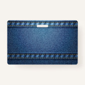 Homeschool Student ID Denim Jean Badge (Achterkant)