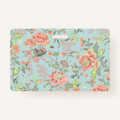 Homeschool Teacher ID Badge Feminine Floral (Dos)