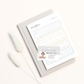 Homeschool Teacher ID Badge Modern Grey