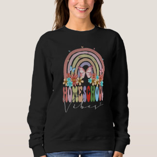 Homeschool Vibes Back To School Rainbow Groovy Flo Trui