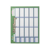 HOMESCHOOL WEEKLY PLANNER 3 kolompad Notitieblok (Gedraaid)