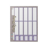 HOMESCHOOL WEEKLY PLANNER TWEE CATEGORIEËNnotepad Notitieblok (Gedraaid)